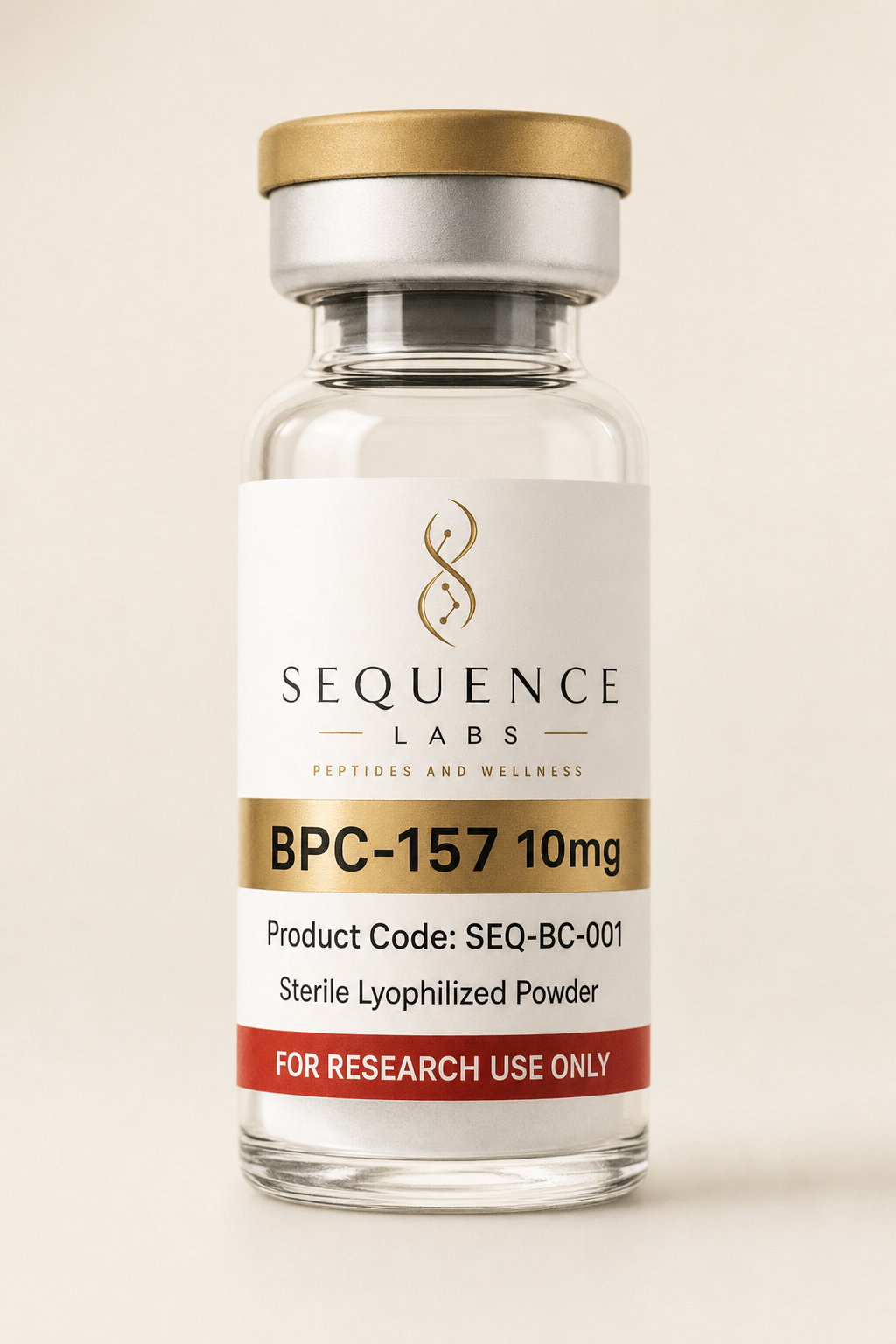 BPC-157 vial — Sequence Labs