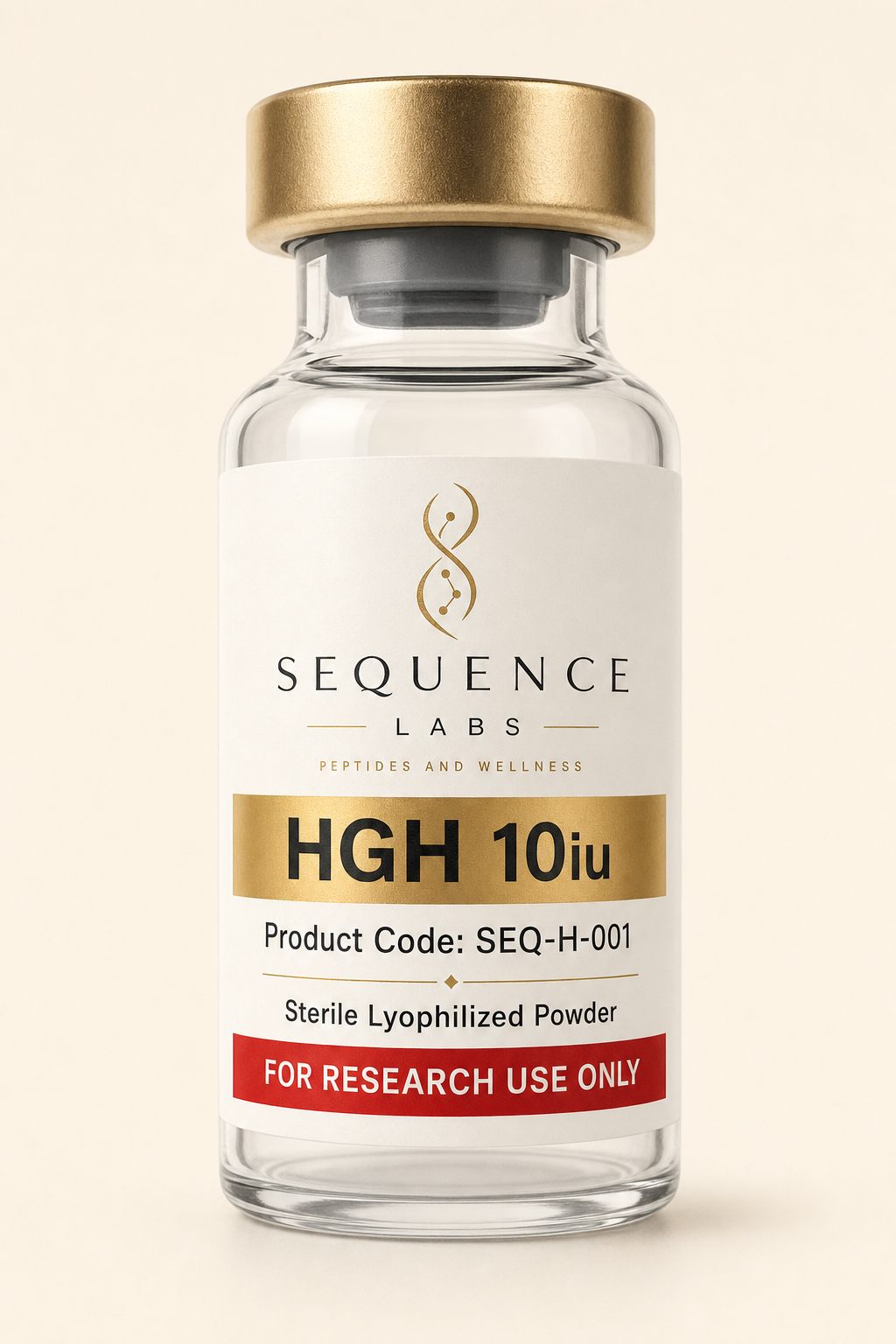 HGH vial — Sequence Labs