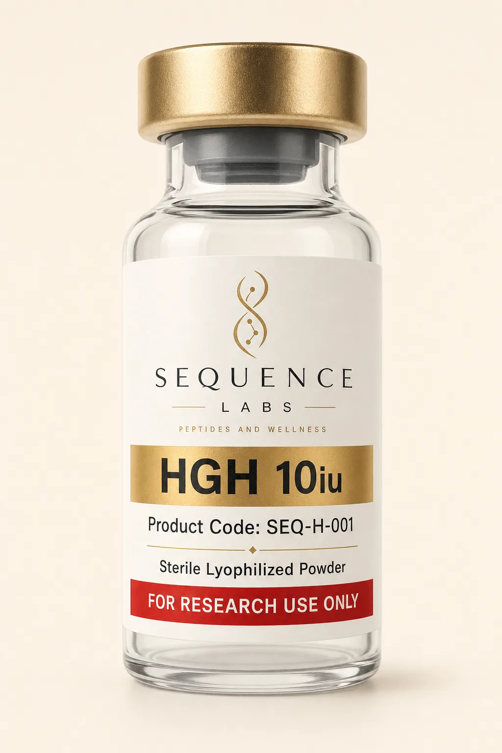 HGH vial — Sequence Labs