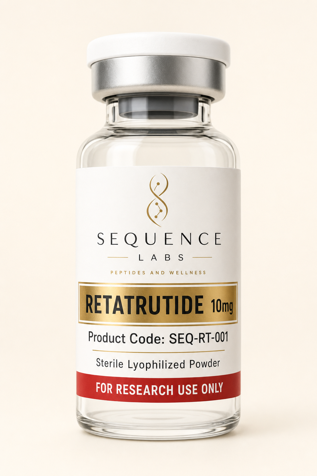 Retatrutide vial — Sequence Labs