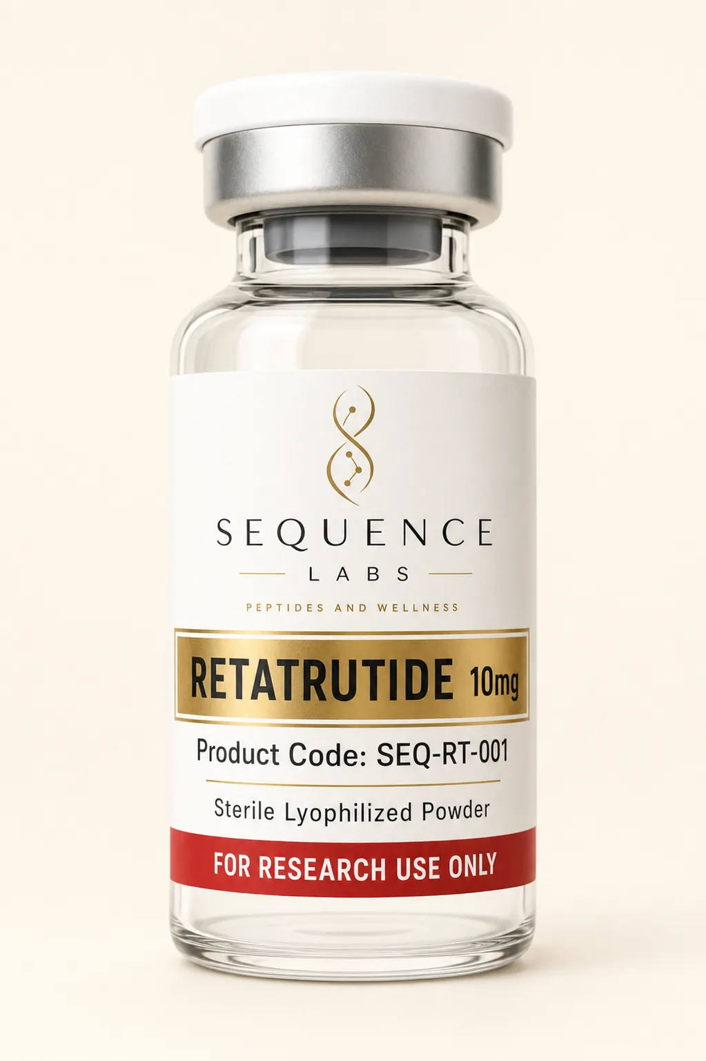 Retatrutide vial — Sequence Labs