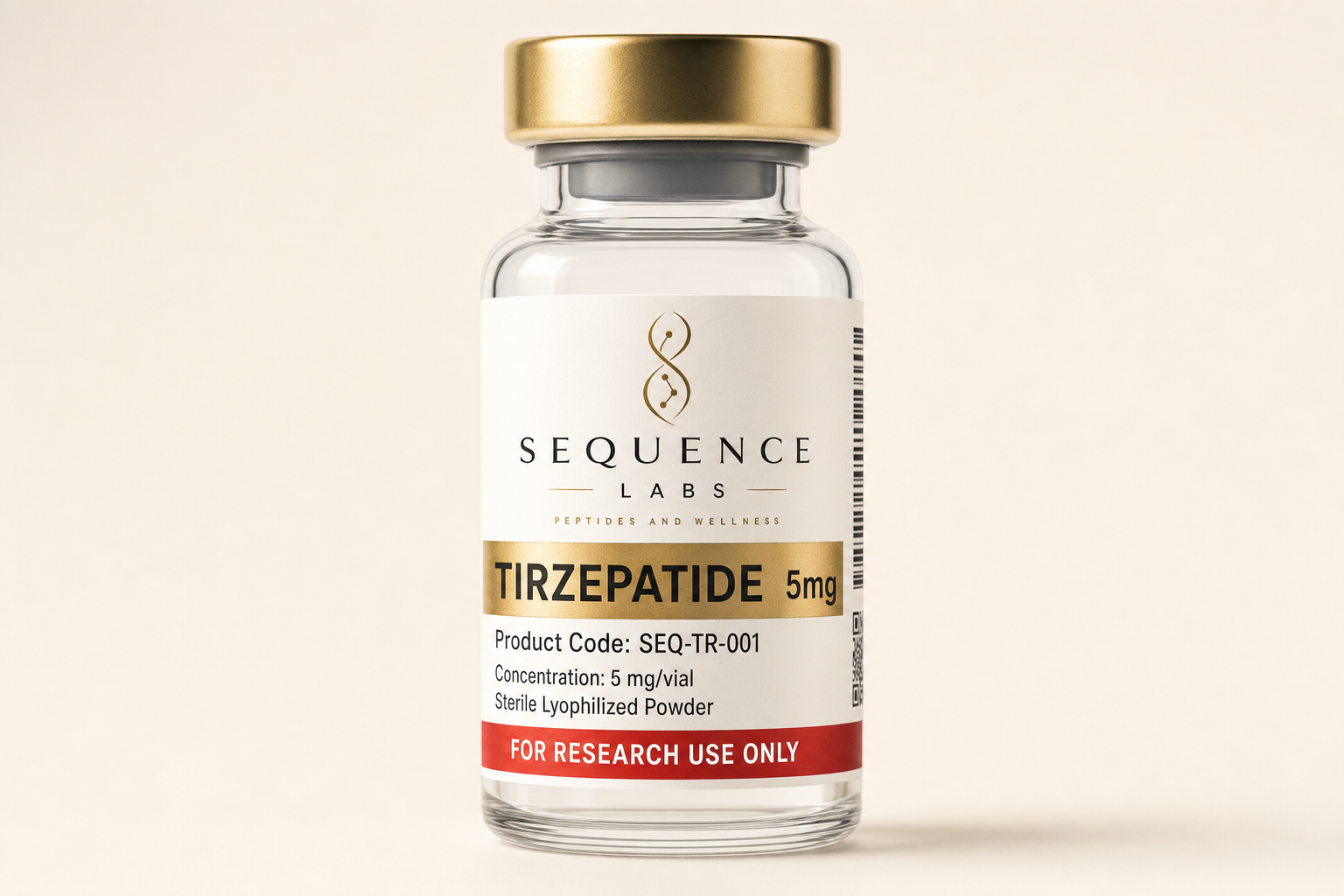 Tirzepatide vial — Sequence Labs