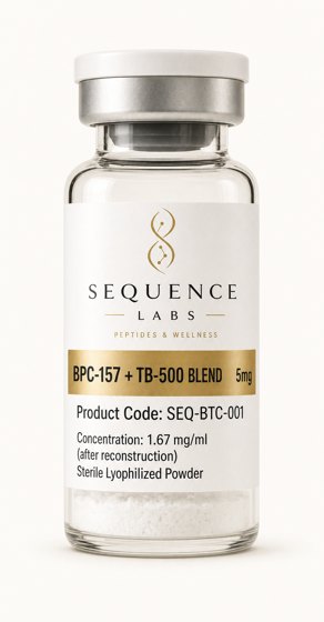 BPC-157 10mg + TB-500 10mg Blend research vial