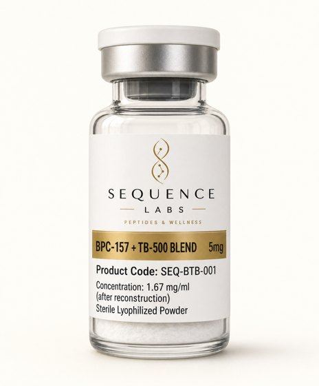 BPC-157 5mg + TB-500 5mg Blend research vial