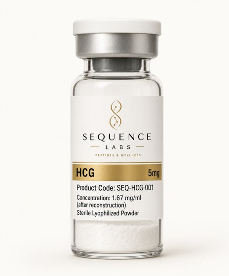 HCG research vial