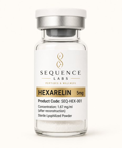 Hexarelin research vial