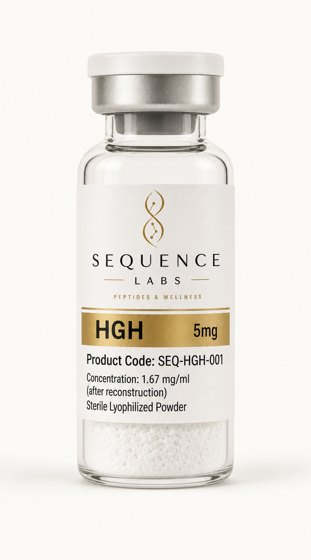 HGH research vial