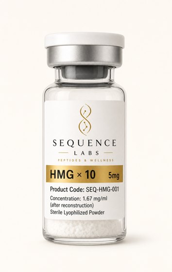 HMG 75iu × 10 research vial