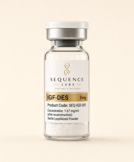 IGF-DES research vial