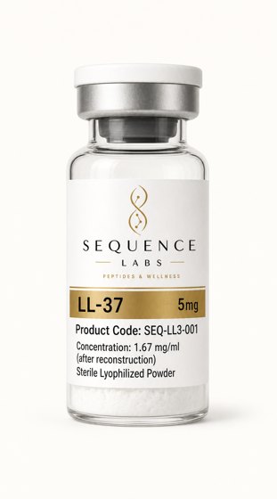 LL-37 research vial