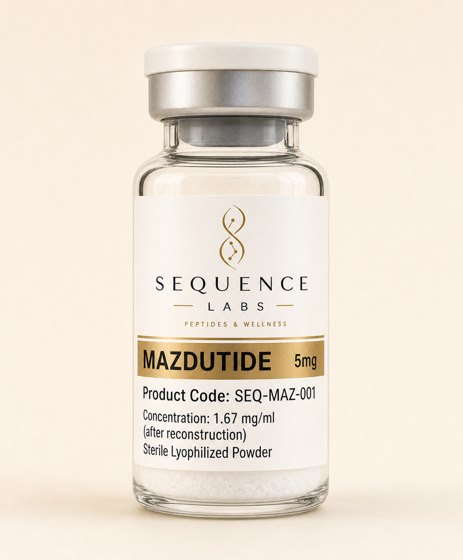 Mazdutide research vial