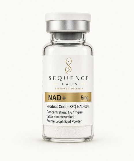 NAD+ research vial